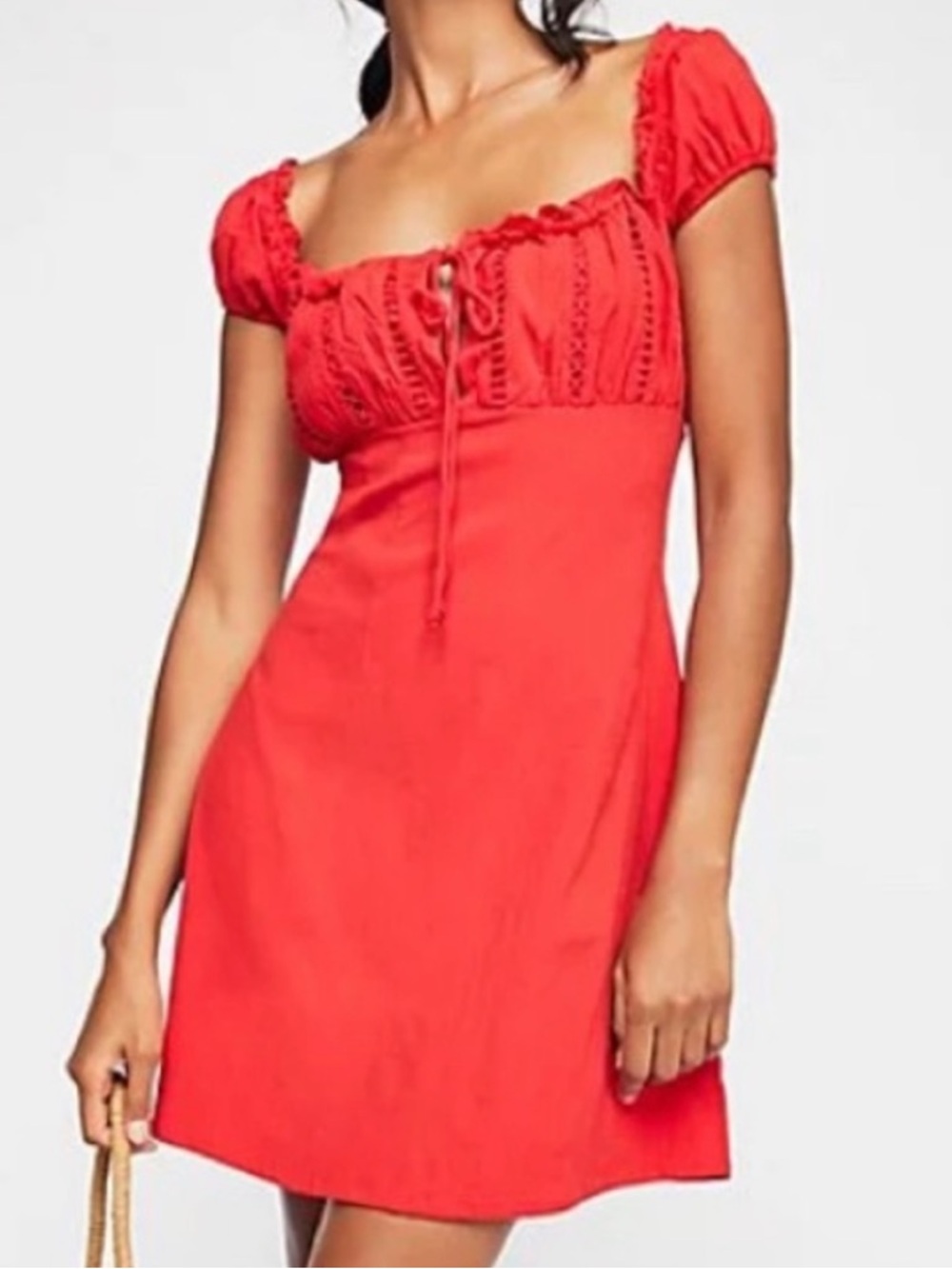 Free People red mini dress